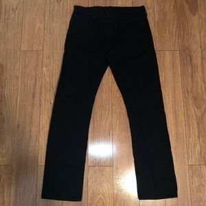 Levi's 513 Black Jeans 31W:32L